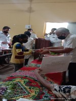 School stationery distribution at Badwalwadi